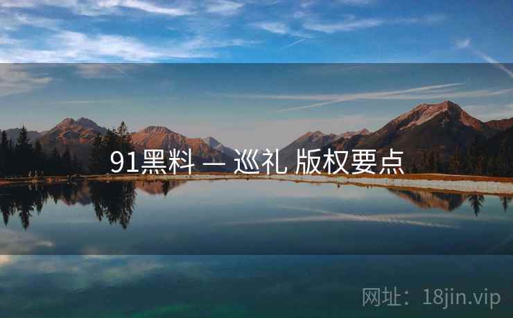 91黑料 — 巡礼 版权要点